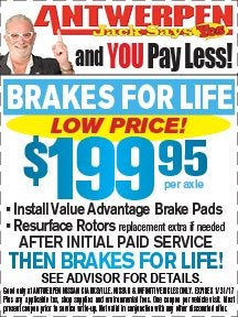 Brakes for Life - Low Price! at Antwerpen Nissan Service in Clarksville, MD